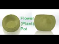 SolidWorks Tutorial Ribbed Flower Pot Modeling Step-by-Step CAD Design