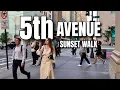 Download Lagu NEW YORK CITY Walking Tour [4K] - 5ht AVENUE - Sunset Walk