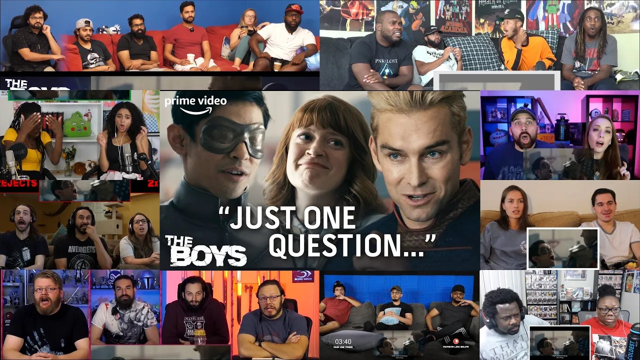 The Boys 2x1 Reaction Mashup "Homelander Meets Blindspot"