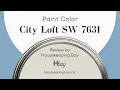 City Loft SW 7631 White Paint Coordinating Colors Trim Colors That Go With Undertones