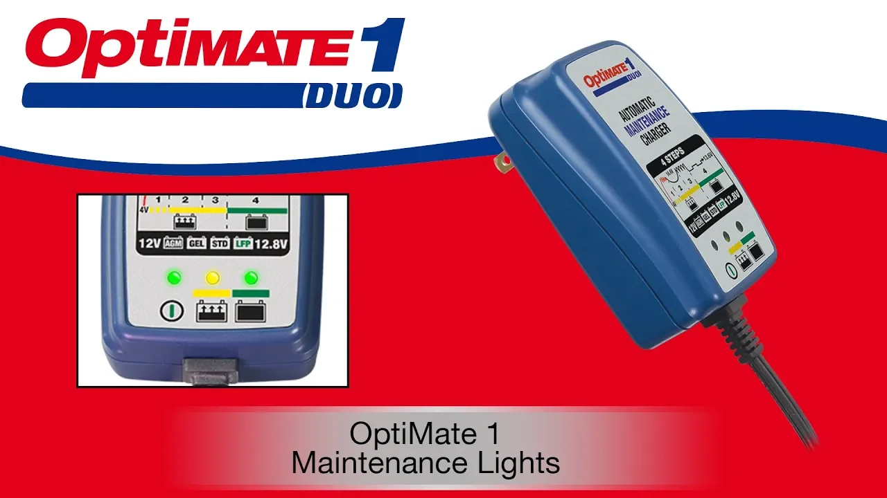 Optimate 4 Battery Charger SAE