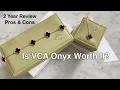 Is VCA Onyx Alhambra Worth It My 2 Year Review of the Onyx 5 Motif Bracelet Pendant Pros Cons