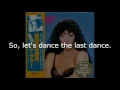 Donna Summer - Last Dance LYRICS (Promo 12" SIngle) SHM "Bad Girls Deluxe" 1979