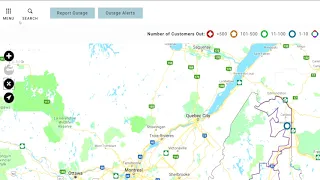 Versant Power s Live Outage Restoration Map
