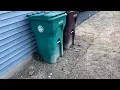 125 DIY trash can pad project using 16 x16 pavers from Lowe s