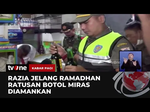 Satpol PP dan TNI Polri Gelar Razia Miras, Sita Ratusan Botol Tanpa Izin Edar di Jaktim