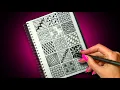 15 Zentangle Patterns for Beginners Relaxing Drawing Tutorial