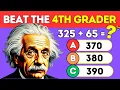 Are You Smarter Than a 4th Grader Math Quiz for Grade 4