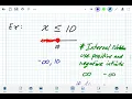 Interval Notation - notes and examples