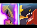 Haxorus vs Mega Garchomp SUB - Iris vs Cynthia
