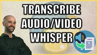 Transcribe to Text Using Whisper FREE with Python Step-by-Step