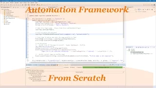 Selenium webdriver test framework from scratch - 6