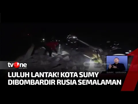 Penampakan Kota Sumy Usai Jet Tempur Rusia Bombardir Sepanjang Malam