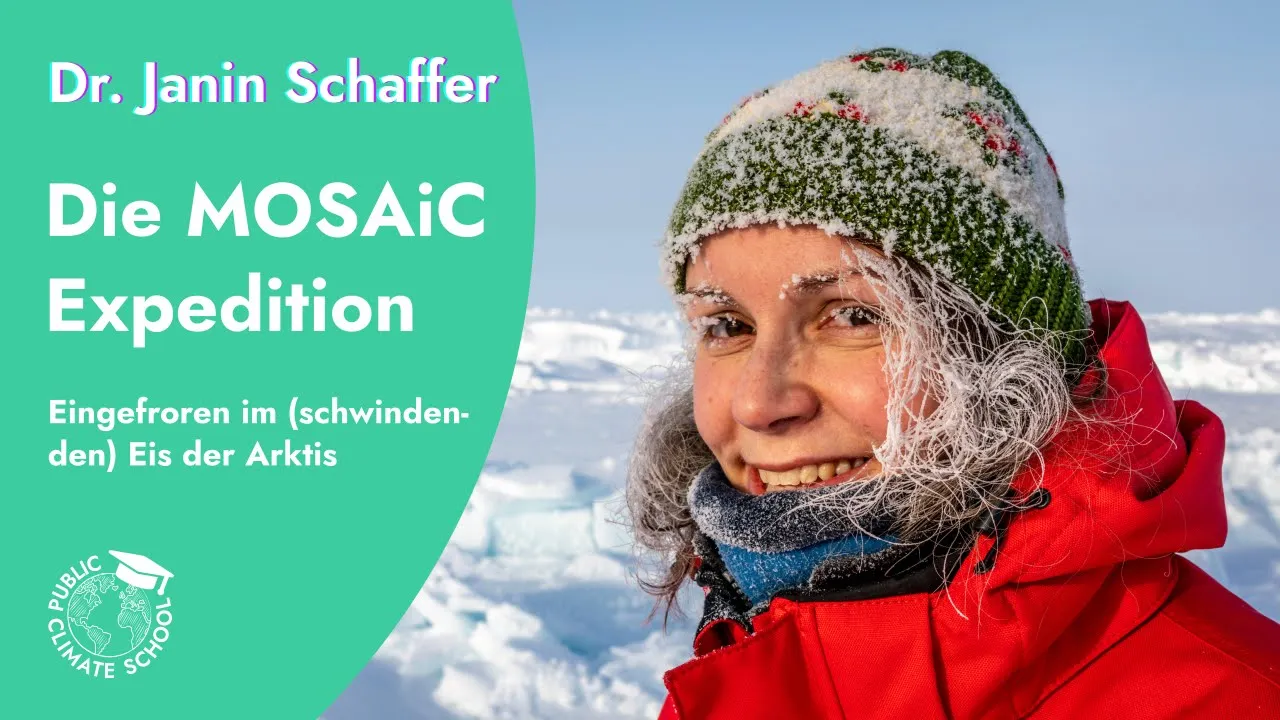 Eingefroren im (schwindenden) Eis der Arktis – Dr. Janin Schaffer – Public Climate School