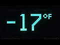 Extreme Sub Zero Temps St Cloud MN - 2019