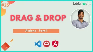 Drag and Drop Actions Protractor Tutorial LetCode