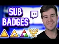 How to Setup Twitch Sub Badges For Beginners