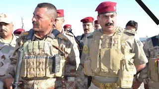 العقيد كريم البراك وشقيقه العميد معن الزرفي أمري قوة الفرسان حشد الدفاع ف٣ ل٢٥ فق١٧ يصنعون صواريخ   دندنها