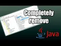 How to Completely Uninstall Java jdk from Windows pc Remove JDK completely