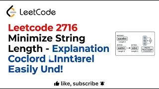 Leetcode 2716 Minimize String Length