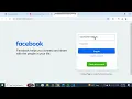 Facebook Login Form