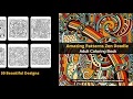 Adult Coloring Book - Amazing Patterns Zentangle Mandala