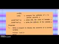 ACCESSING A VARIABLE THROUGH ITS POINTER