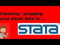 Stata Tutorial Intro Data Cleaning with Panel Data
