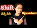 Shift operators C C Java Python C Tutorial