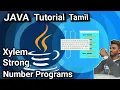 Number Programs in JAVA Java Tamil Tutorial E-11