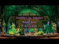 [和訳]ウィキッド Thank Goodness "魔女が迫る～この幸せ" WICKED The Musical ブロードウェイミュージカル 第２幕 / 歌詞 日本語 英語 字幕 意訳