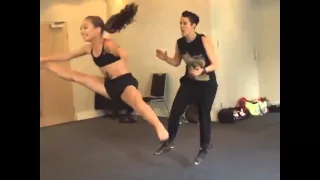 Maddie Ziegler S Amazing Straddle Leap 