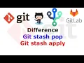 Difference between git stash pop and git stash apply Part - 8