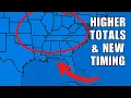 LIVE Ice Storm Warning Timing Totals