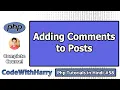 Adding Comments to Threads Using HTML Form PHP Tutorial