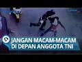 Download Lagu BELA PEREMPUAN TERANCAM, Anggota TNI Sigap Mengamankan Pria Bawa Parang di SPBU di Kalsel