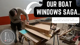 FIRST ATTEMPT to making CURVED WINDOW MOULDS – S03E31 | Building Wilda