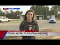 Kilgore first responders battling large wildfire several fires due to high winds