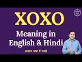 What does XOXO mean Explained meaning of XOXO in English and Hindi
