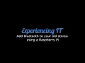 Add bluetooth to your old stereo using a Raspberry Pi - balenaSound