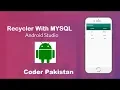 Custom recyclerview with mysql using volley in android studio Java Part 2