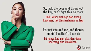 stuck with u ariana grande justin bieber lirik lagu terjemahan 