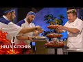 Chefs Struggle with Oysters Clams in Chef Ramsay s Seafood Tower Challenge Hell s Kitchen