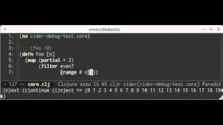 Clojure debugging with cider-nrepl ver0 9
