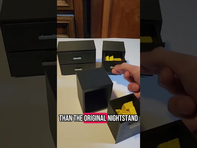 Tall Nightstand Storage System video thumbnail