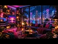 Rainy Neon Night 🌧️🌃  Cozy Miami Ambience for Sleep & Relaxation