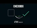 CSS Amazing CheckBox CSS Animation