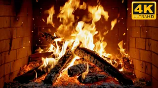 Wood Burning Fireplace 12 Hours With Gentle Firelight And Whispering Crackles For Concentration 