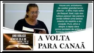 20 JANEIRO - A VOLTA PARA CANAÃ - ANO BIBLICO / ESCOLA DE PROFETAS