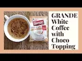 GRANDE White Coffee With Choco Topping | Kopi Kapal Api Grande White Coffee | Instant White Coffee